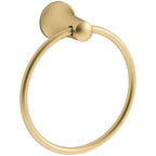 Kohler K-21955 Tempered 6-7/8" Wall Mounted Towel Ring Vibrant Brushed Moderne Brass