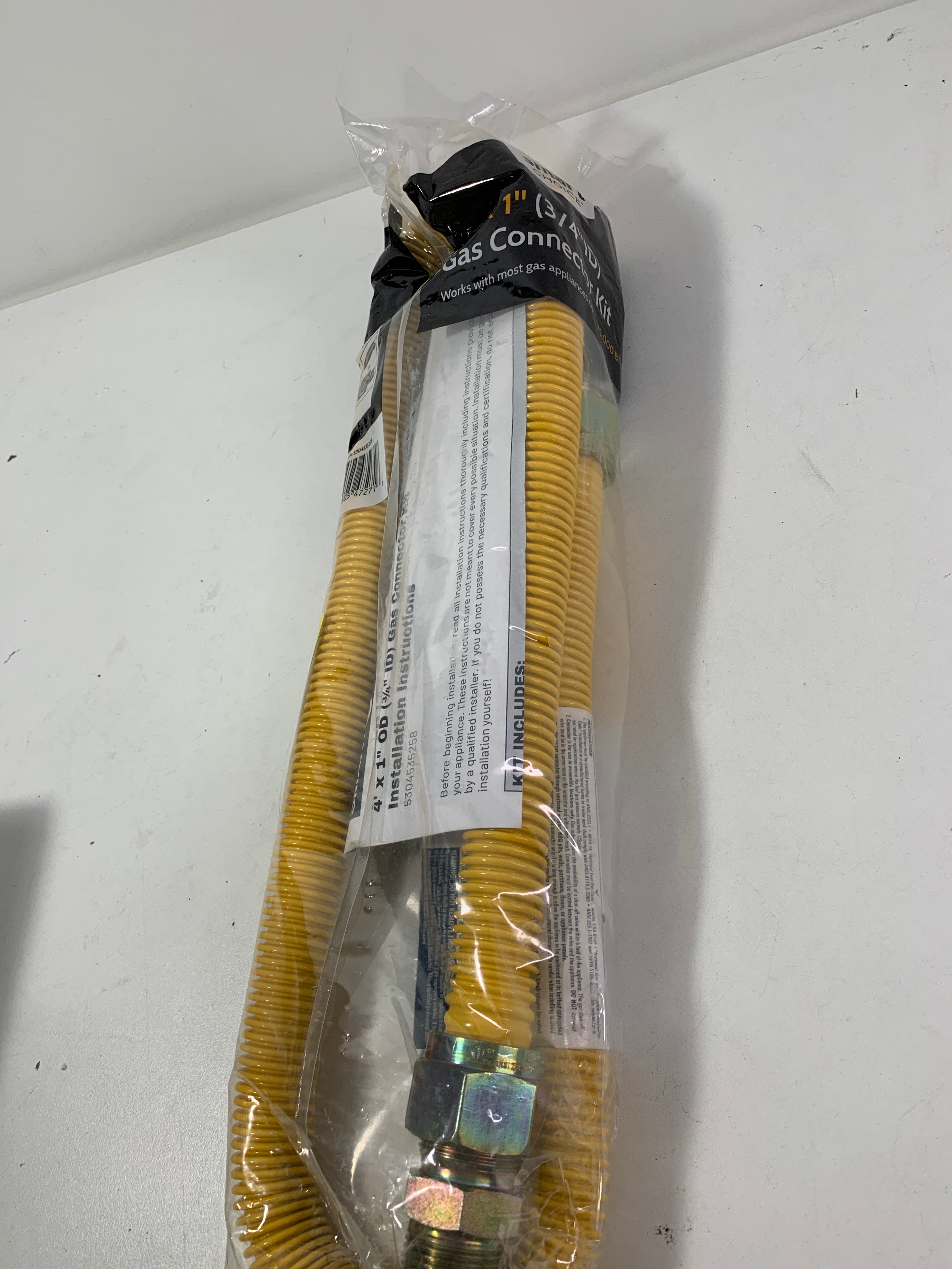 Smart Choice - 4’ x 3/4’’ OD Coated Gas Connector Kit - *Kitchen Appliances