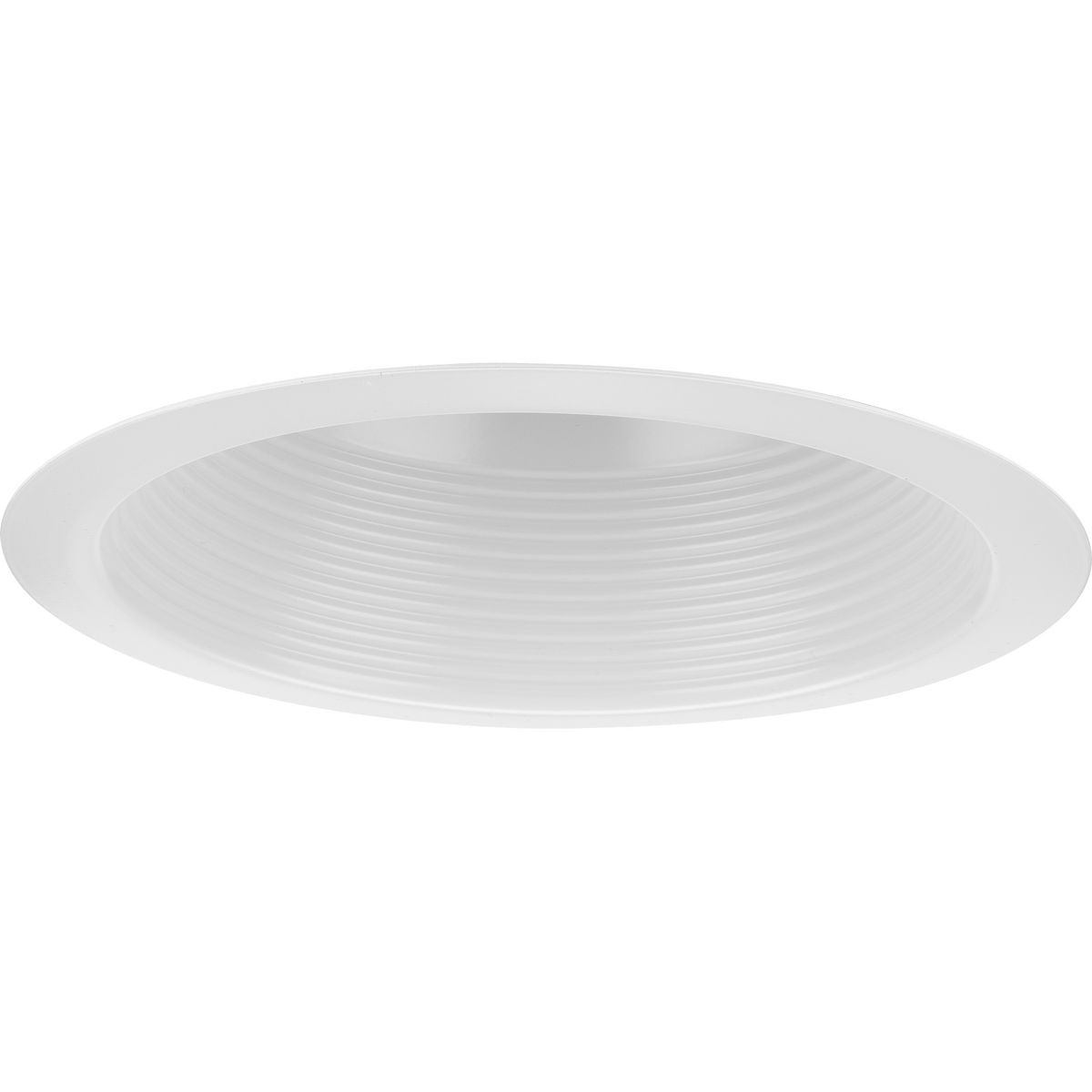 Progress Lighting P806006 6" Baffle Recessed Trim Satin White Recessed Lights Recessed Trims