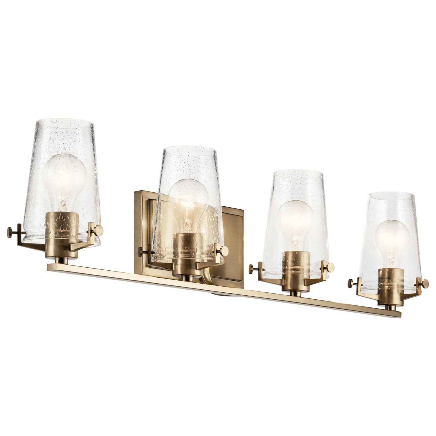 Kichler 45298CPZ Alton 4 Light 33.75 Inch Champagne Bronze Bath Vanity Light Wall Light