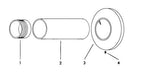 Sloan H-634-AA SWEAT SOLDER ADAPTER Kit 1"