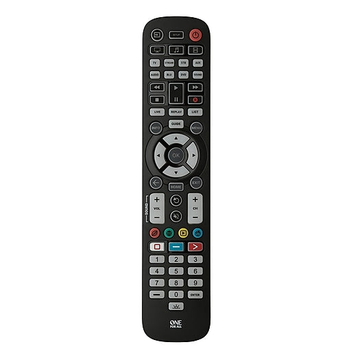 Insignia - 8-Device Backlit Universal Remote - Black