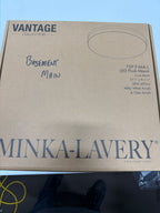 Minka Lavery 759-2-L Vantage 11" Wide LED Flush Mount Ceiling Fixture with Clear Acrylic Diffuser Coal