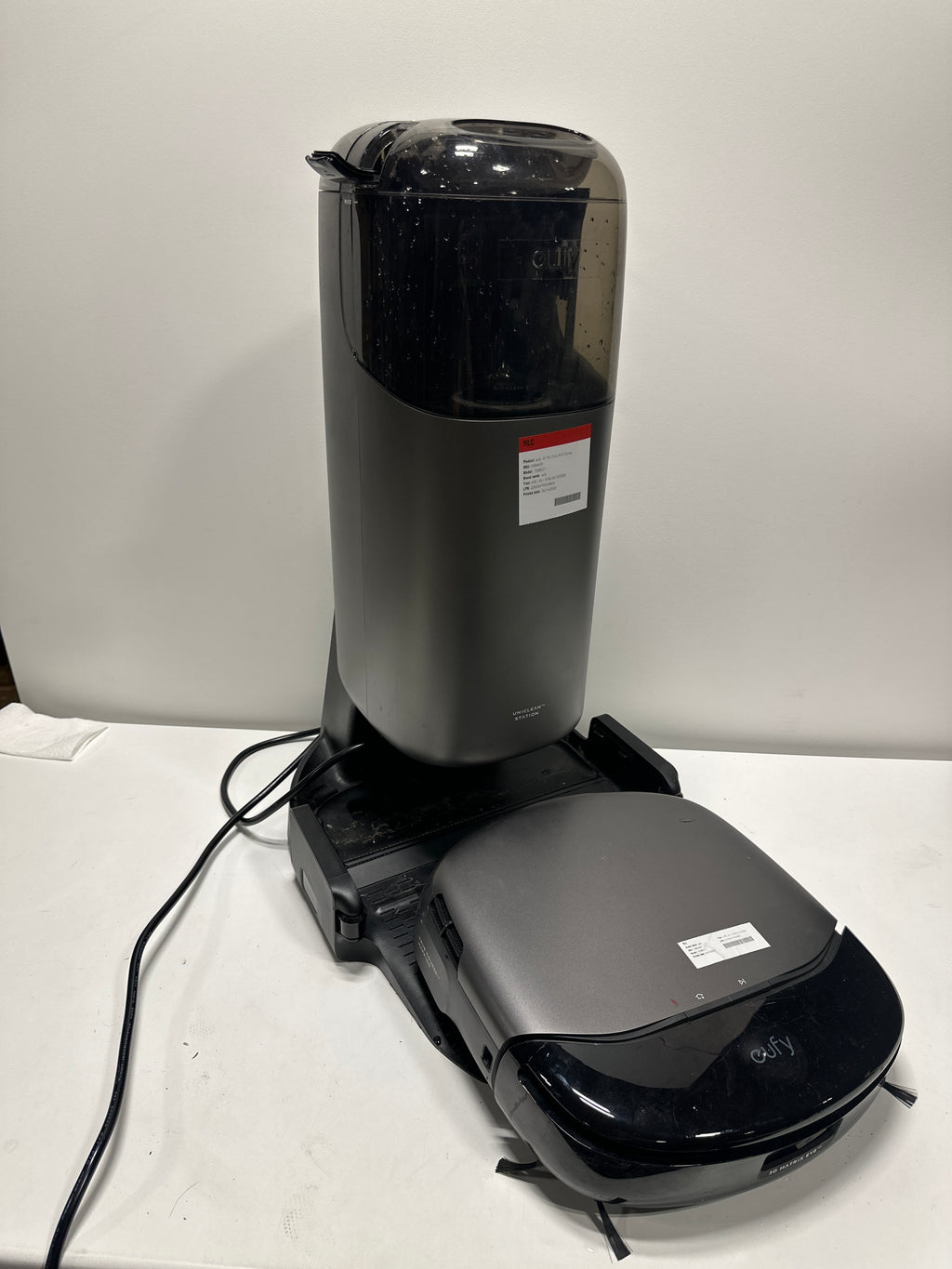Used Omni S1 Pro 13.7 in. Robotic Vacuum and Mop with Smart Navigation, Bagless, Washable Filter, Multi-Surface in Black
