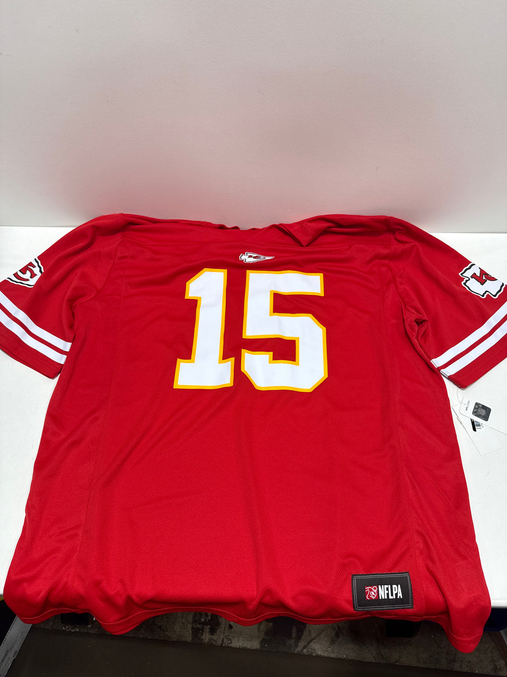 NFL Kansas City Chiefs Men's Short Sleeve Mahomes 15 Jersey - XXL