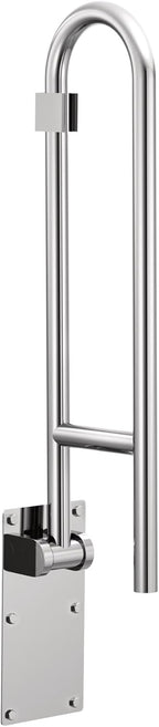 2 x oen R8960FD 30" Flip-Up Grab Bar, Textured Grip, Stainless | 30" support length