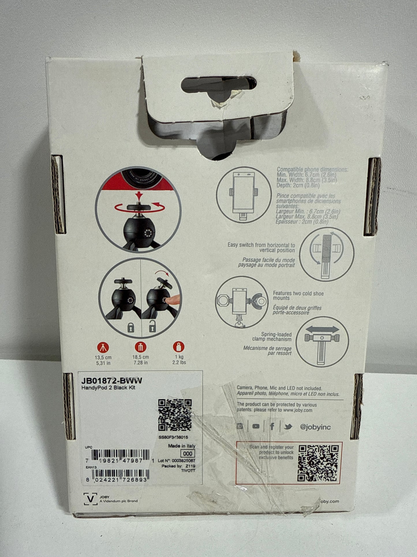 JOBY - HandyPod 2 Kit - Black