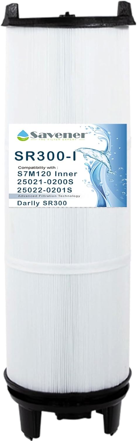 S7M120 System 3 Inner Pool Filter Compatible with 25021-0200S & 25022-0201S Replacement for Sta-Rite System 3 SR300