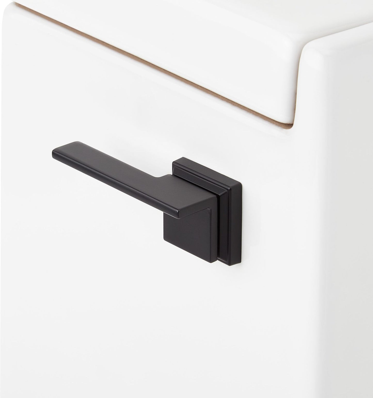 Signature Hardware 481197 Sitka Left Hand Toilet Tank Handle Matte Black - *Plumbing