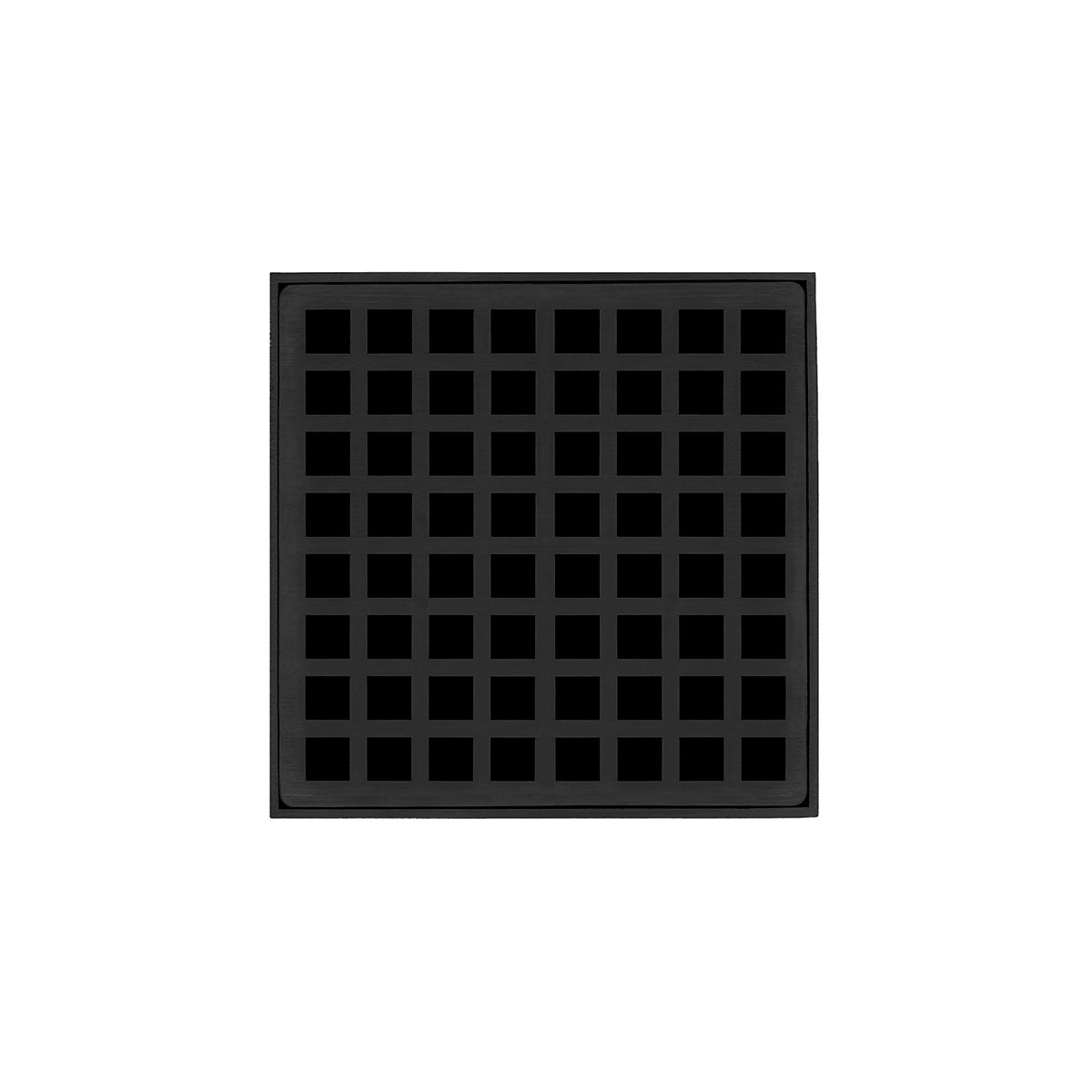 Infinity Drain Q 5 5’’ X 5’’ Center Drain with Squares Pattern Decorative Plate - *Plumbing