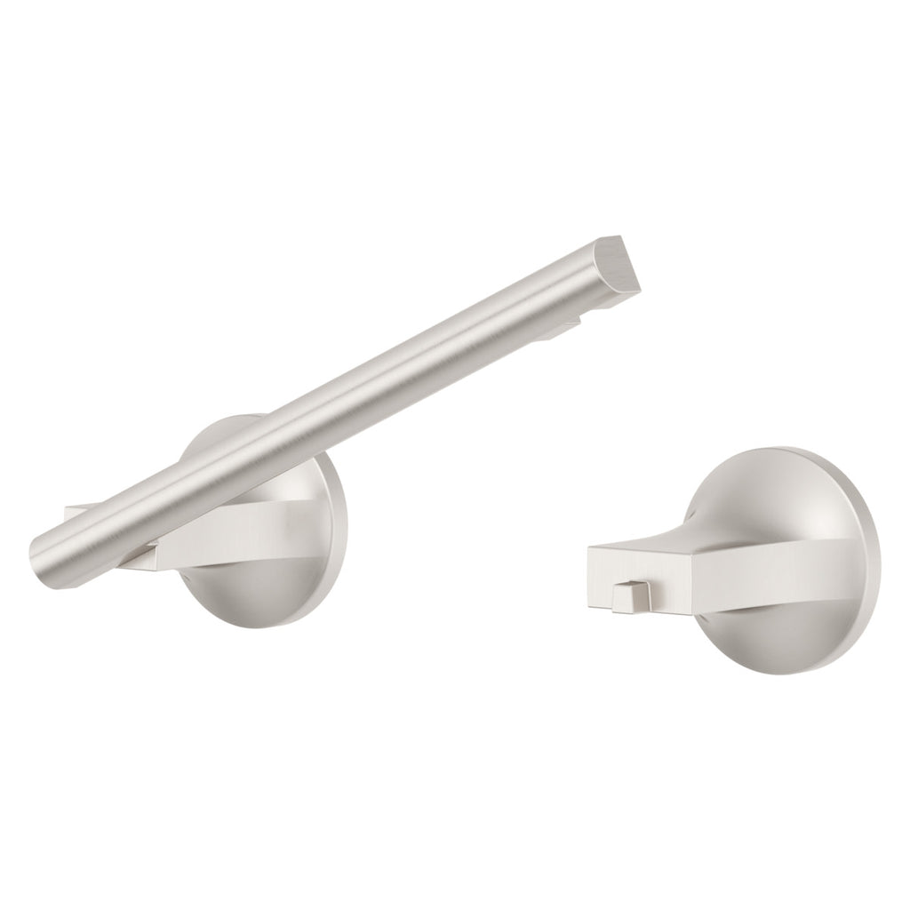 Pfister BPH-PFM0 Pfirst Modern Wall Mounted Pivoting Toilet Paper Holder Brushed Nickel