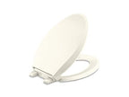Kohler K-4636-RL Cachet Elongated Closed-Front Toilet Seat Biscuit - toilet