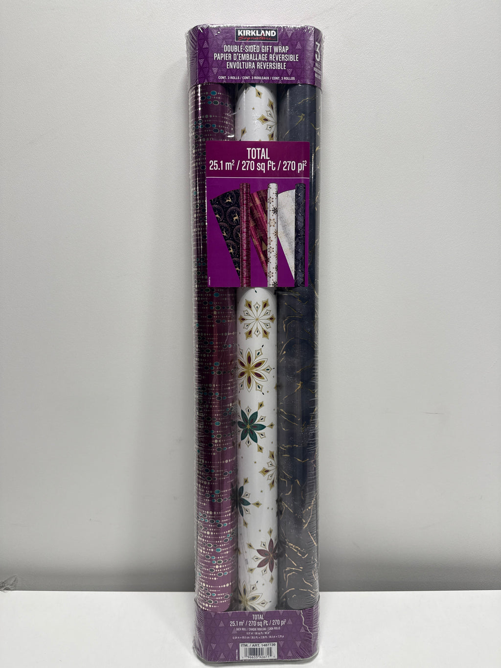 Kirkland Signature Double Sided Wrapping Paper 3-pack - *Christmas & Seasonal