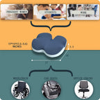 MUDE Seat Cushion,Chair Cushions,Cushion Lab,Seat Cushions for Office Chairs,Car Seat Cushion,Desk Chair
