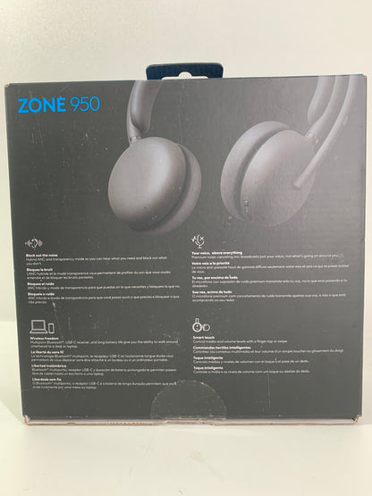 Used Logitech Zone 950 Premium Noise Canceling Headset with Hybrid ANC