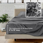 Bare Home RV Bunk Sheet Set - 1800 Ultra-Soft Microfiber RV Bunk Bed Sheets - Double Brushed - Deep Pockets - Easy Fit - 3 Piece Set