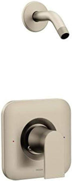Moen T2472NHBN Genta 1.75 GPM Single Handle Pressure Balance Shower Trim without Showerhead Brushed Nickel - *Plumbing