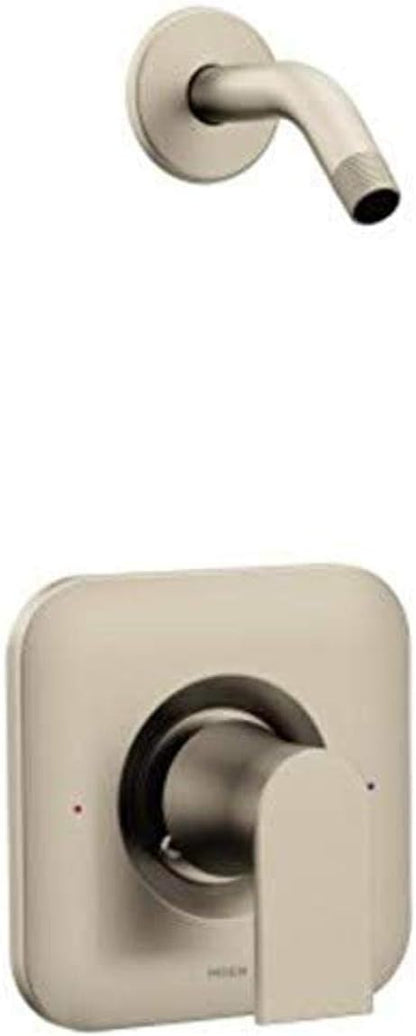 Moen T2472NHBN Genta 1.75 GPM Single Handle Pressure Balance Shower Trim without Showerhead, Brushed Nickel