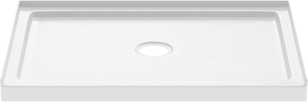 PROFLO PFSBA4836 Hammond 48" x 36" Rectangular Shower Base with Single Threshold and Center Drain - White