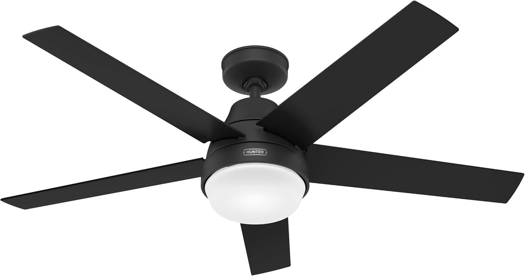 Scratch Hunter AeroSync Smart Ceiling Fan 50 Inch with LED Light Kit, WiFi Enabled, Remote Control, Indoor Modern