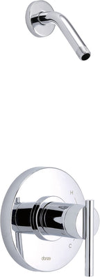 DANZE D510558LSTC Parma 1H Shower Only Trim Kit & Treysta Cartridge Less Showerhead Chrome, Brushed Nickel
