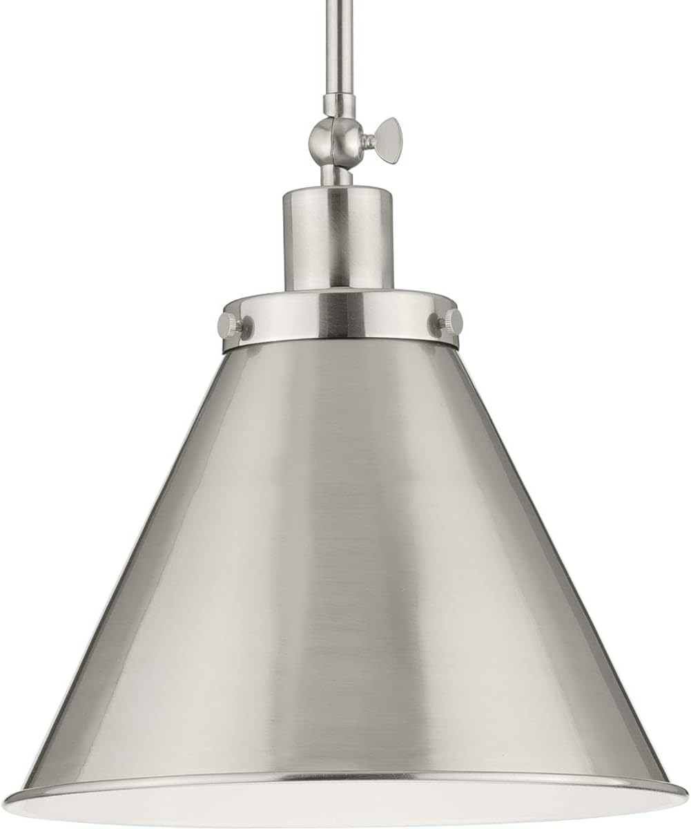 Progress Lighting Hinton 12’’ Wide Pendant with Metal Shade Model: P500325-009 - *Lighting & Electrical