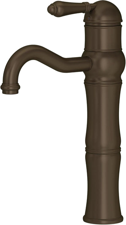 Rohl A3672LM-2 Acqui 1.2 GPM Single Hole Bathroom Faucet Tuscan Brass (Living Finish)