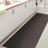 JONATHAN Y WASHABLE 2 X 8 Runner Rug Twyla - Dark Gray WSH300I-28