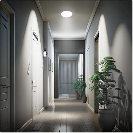 Feit Electric 15 in LED Flush Mount Ceiling Light with Night Light Dimmable 1600 Lumens 5 Color Temperatures