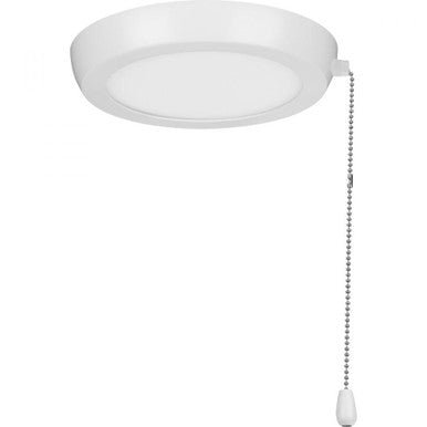 AirPro 7 1-Light Satin White Integrated LED Transitional Edgelit Ceiling Fan Light Kit and Opal Shade - *Lighting &