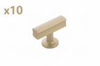 10 x Belwith BWH077878 CBZ 49 Mm Woodward T-Knob - Champagne Bronze