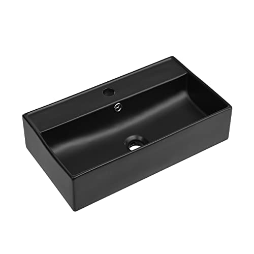 Swiss Madison SM-WS318 Claire 22-1/16" Rectangular Ceramic Wall Mounted Bathroom Sink with Overflow