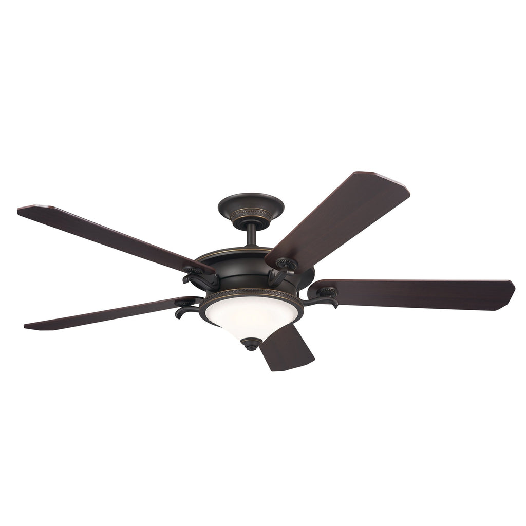 Kichler Lighting Rise 60 Inch Ceiling Fan with Light Kit Rise - 300370OZ - Traditional