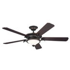 Kichler Lighting Rise 60 Inch Ceiling Fan with Light Kit Rise - 300370OZ - Traditional