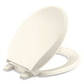 KOHLER 4639-RL-47 Cachet ReadyLatch Round Toilet Seat Soft Close, Almond