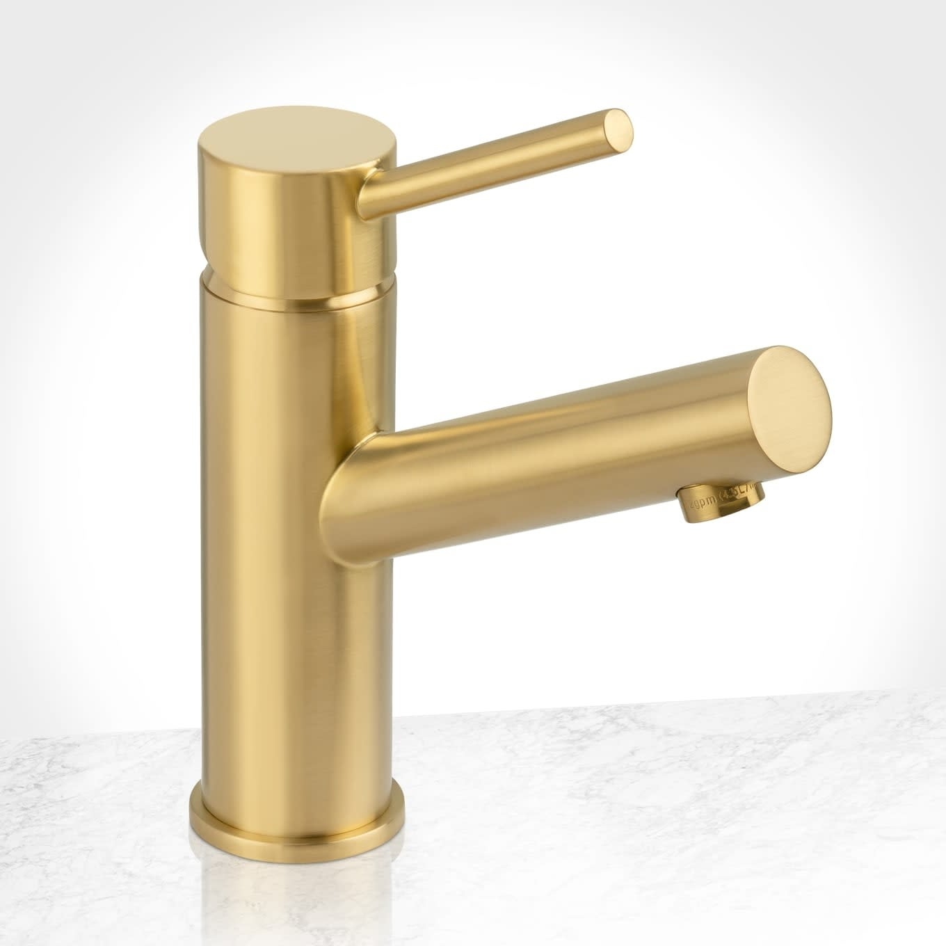 Miseno MNO102L Mia Single Hole Bathroom Faucet - Includes Push-Pop Drain Assembly - *Plumbing