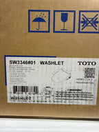 TOTO® WASHLET® S2 Electronic Bidet Toilet Seat with Instantaneous Water Heating, PREMIST and EWATER+ Wand Cleaning, Elongated, Cotton White - SW3346#01