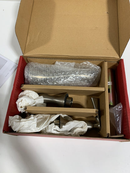 Pfister LG49-RH4 Rhen 1.2 GPM Wall Mounted Widespread Bathroom Faucet Brushed Nickel