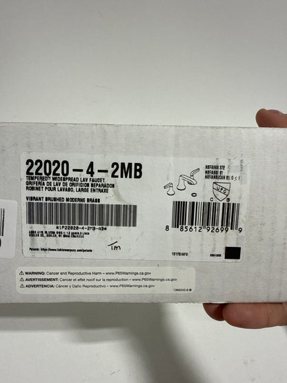 Kohler K-22020-4 Tempered 1.2 GPM Widespread Bathroom Faucet with UltraGlide