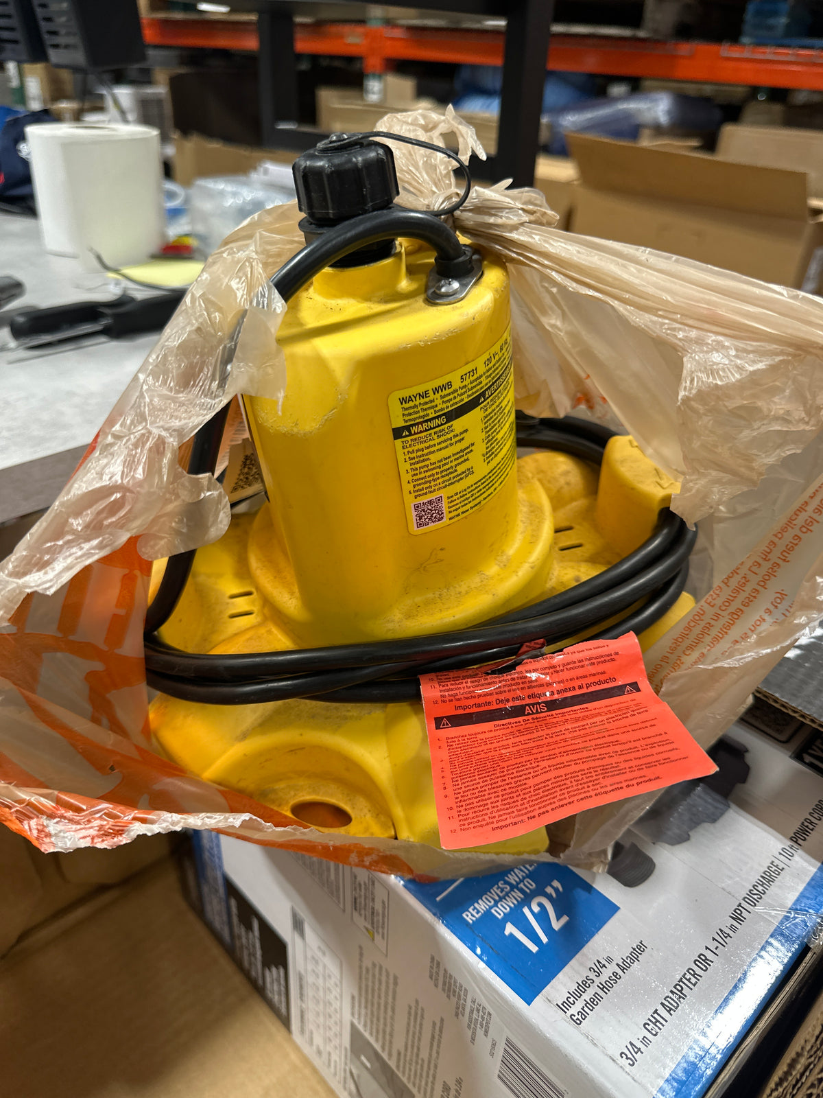 3 Used Utility Pumps - Everbilt, Superior Pump , Wayne