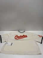 MLB Baltimore Orioles Women's Champion Antique White Mesh Jersey - XL