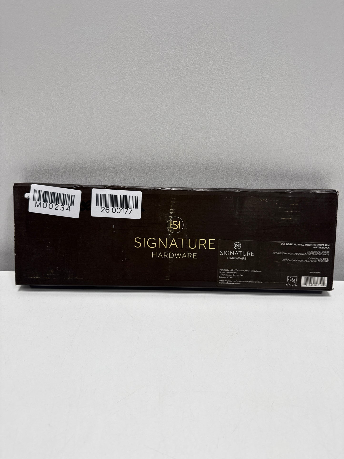 Signature Hardware 483911 12-3/8" Wall Mounted Shower Arm and Flange