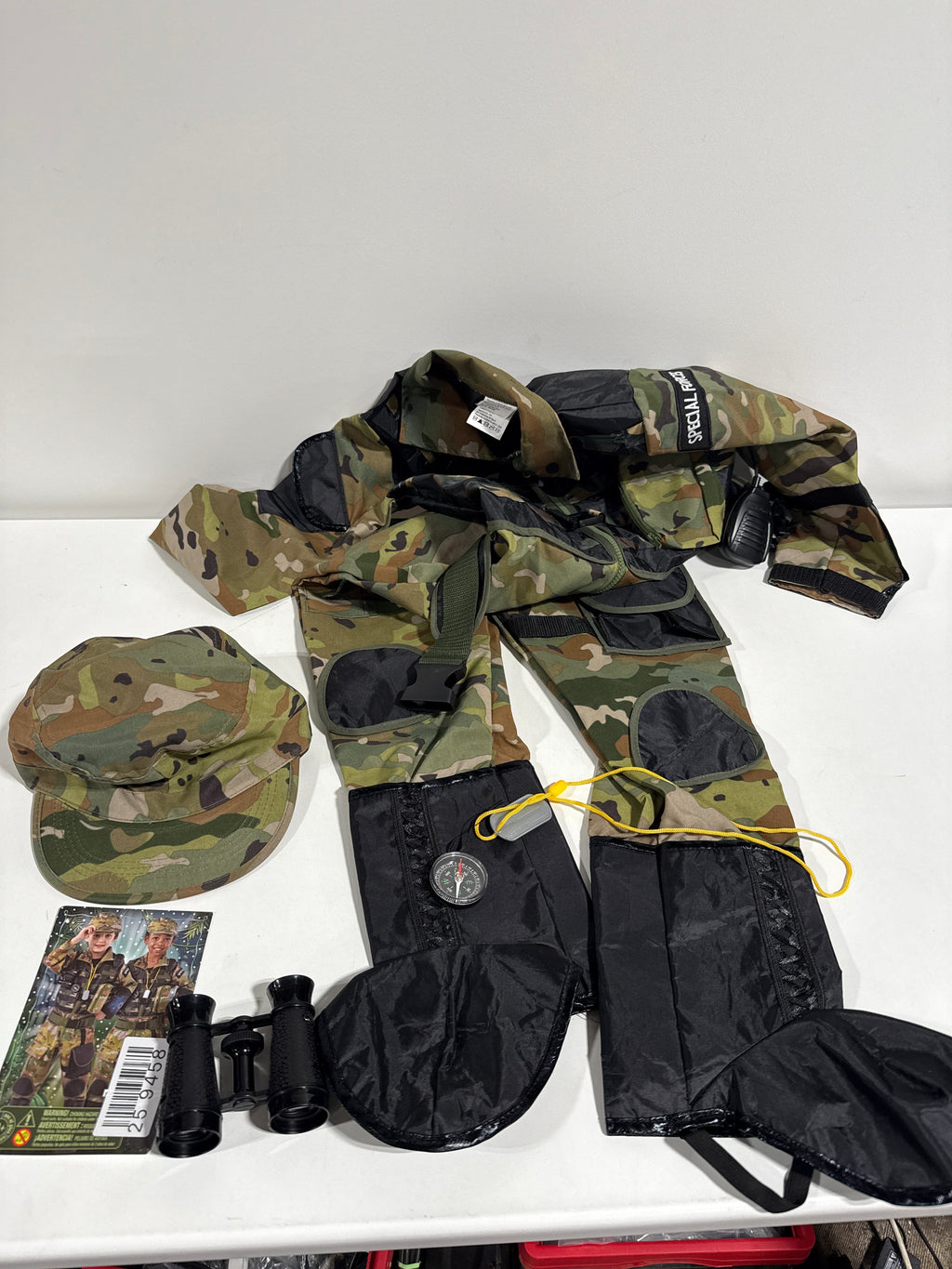 Special Ops Costume Kids M 7-8 Adventure Factory - *Christmas & Seasonal