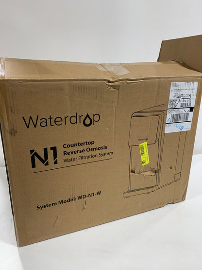 Waterdrop - N1 Countertop Reverse Osmosis Water Dispenser - Black and White