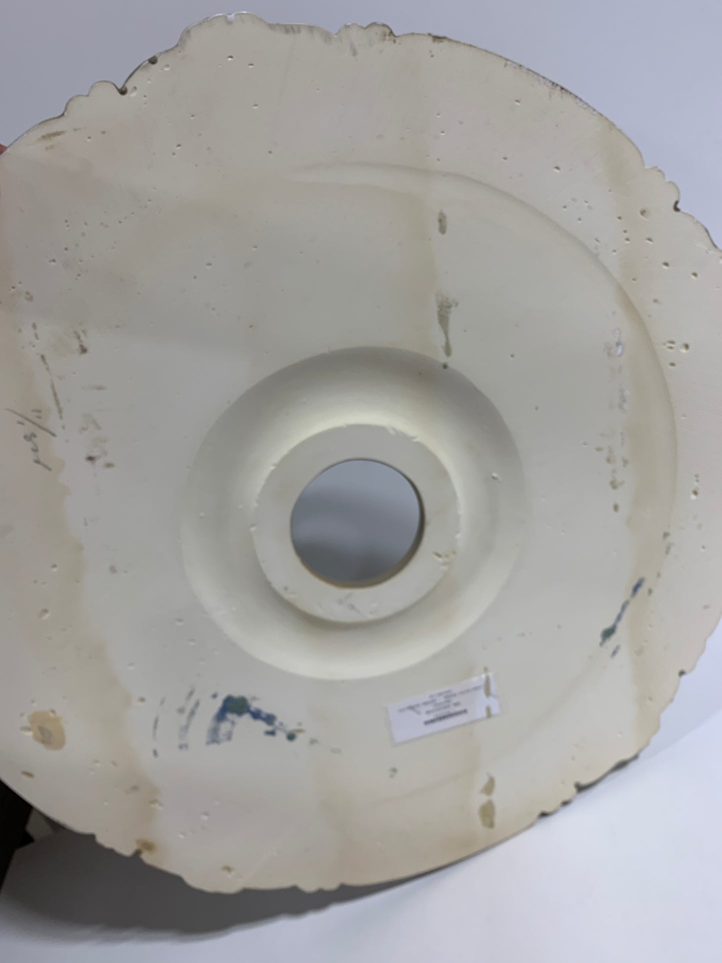 Chip 26"OD x 3 3/4"ID x 1 1/2"P Attica with Rose Ceiling Medallion (Fits Canopies up to 4 1/2"), Hand-Painted Mississippi Mud