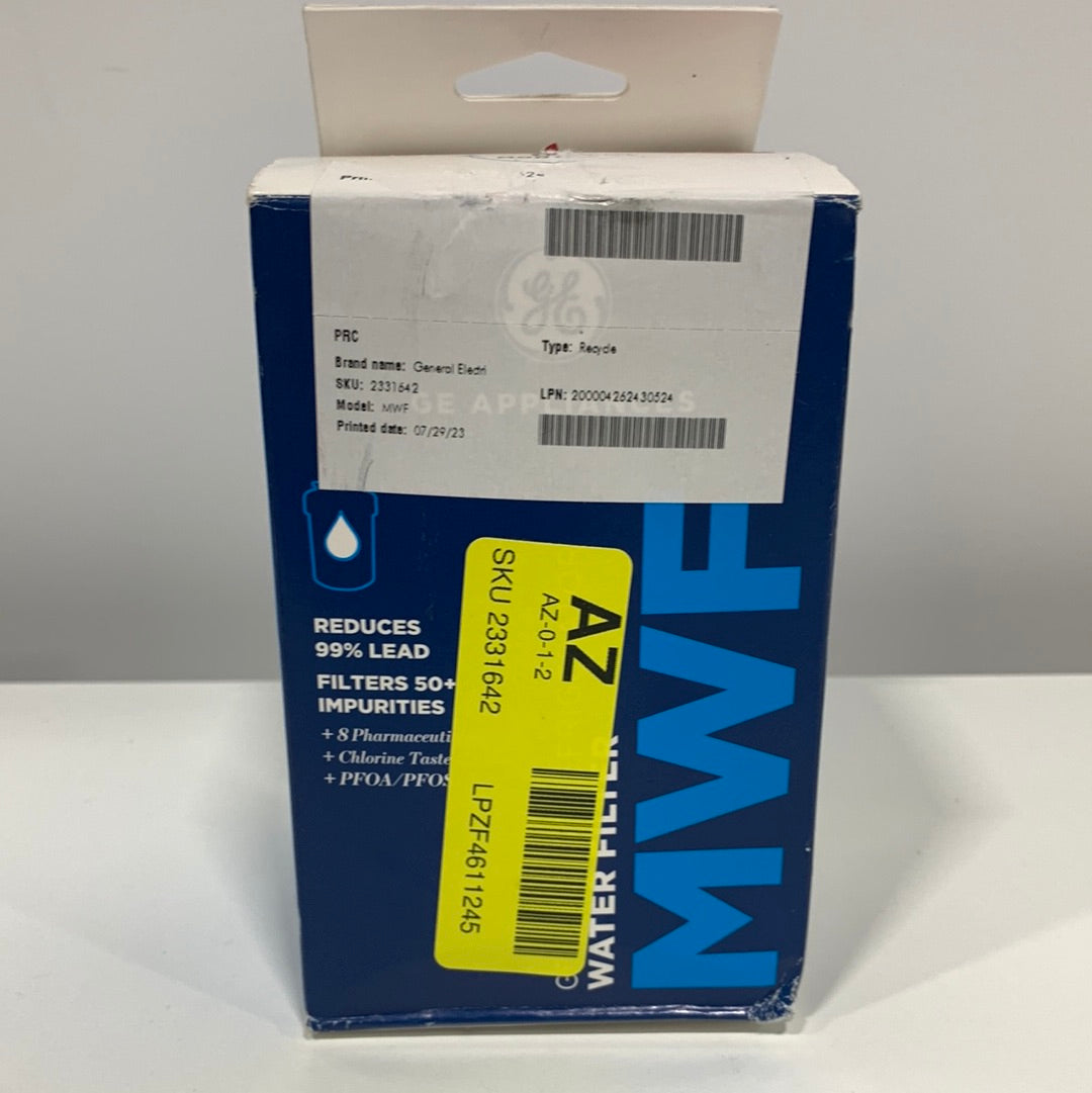 GE Genuine MWF Refrigerator Water Filter - *Kitchen Appliances