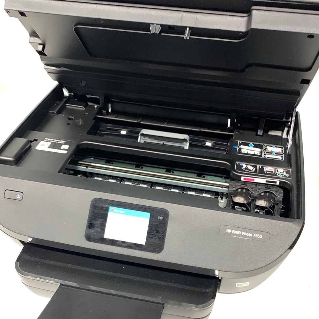 Used HP ENVY Photo 7855 All-in-One Inkjet Printer no Ink