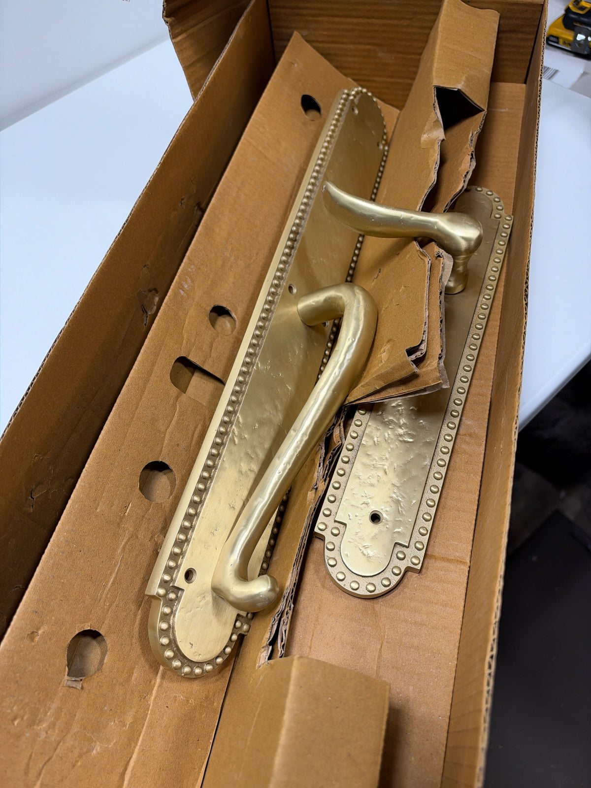 Signature Hardware EHRMNTB.15.300.42.L-SBS Marconi Solid Brass Dummy Entrance