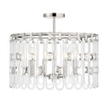Kovacs Charming 20 Inch 4 Light Semi Flush Mount Charming - P5384-613 - Modern Contemporary