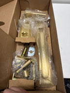 Emtek 4212HECRH Single Cyl , Melrose Tub Entry , Hercules Lever , RH 4212HECRHUS4